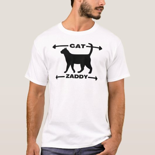 "Cat Zaddy" T - Shirt (Voorkant)