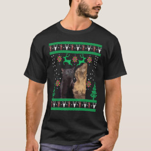 Cat Zoning Out meme, Populaire Internet Meme Kerst T-shirt
