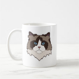 Catachtige lapjeskat koffiemok
