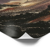 Cataclismo cósmico surrealista perfect poster (Hoek)