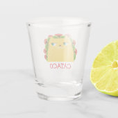 Cataco Grappig Taco Mexicaans Boek De kat Tequila Shot Glas (Achterkant)