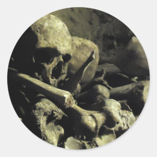 catacombe botten ronde sticker