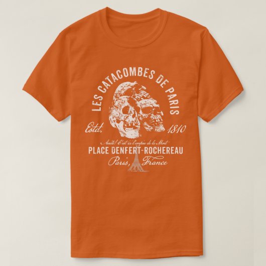 Catacomben van Parijs T-shirt (Design voorkant)
