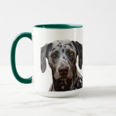 Catahoula Leopard Chien Mug Personnalisé (Gauche)