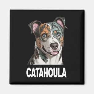 Catahoula Leopard Dog Art Pet Lovers voor mannen V Magneet