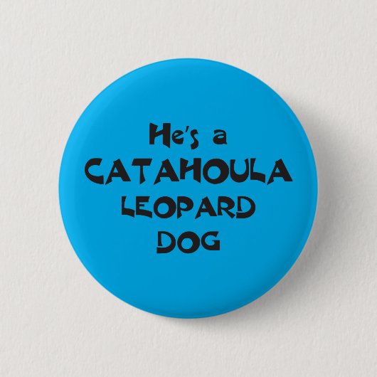 Catahoula Leopard Dog Button (Voorkant)