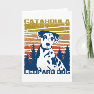 Catahoula Leopard Dog Gift Idea Kaart