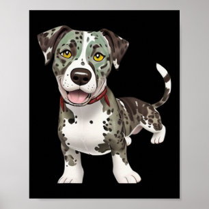 Catahoula Leopard Dog Hondenras Graphic Poster
