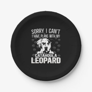 Catahoula Leopard Sorry Ik kan niet Ik heb plannen Papieren Bordje