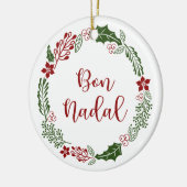 Catalaans kerstgeschut, Bon Nadal Keramisch Ornament (Links)