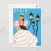 Catalaans reizen briefkaart (Voorkant / Achterkant)