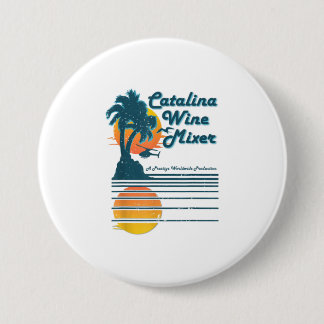 Catalaanse eilandwijn en palmmixer TShirt Ronde Button 7,6 Cm