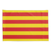 Catalaanse vlag (Catalonië) Kussensloop (Achterkant-Rechts)