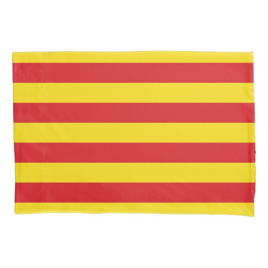 Catalaanse vlag (Catalonië) Kussensloop (Voorkant-Links)