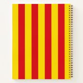 Catalaanse vlag (Catalonië) Notitieboek (Achterkant)
