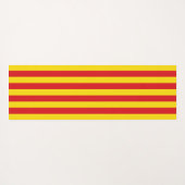 Catalaanse vlag (Catalonië) Yogamat (Achterkant (horizontaal))