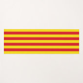 Catalaanse vlag (Catalonië) Yogamat (Voorkant (horizontaal))
