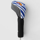 Catalaanse vlag golfheadcover (Schuin)