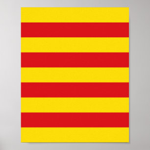 Catalaanse vlag poster
