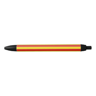 Catalaanse vlag zwarte inkt pen