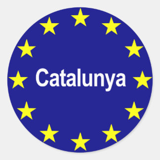 CatalaansEuropese staat2 Ronde Sticker
