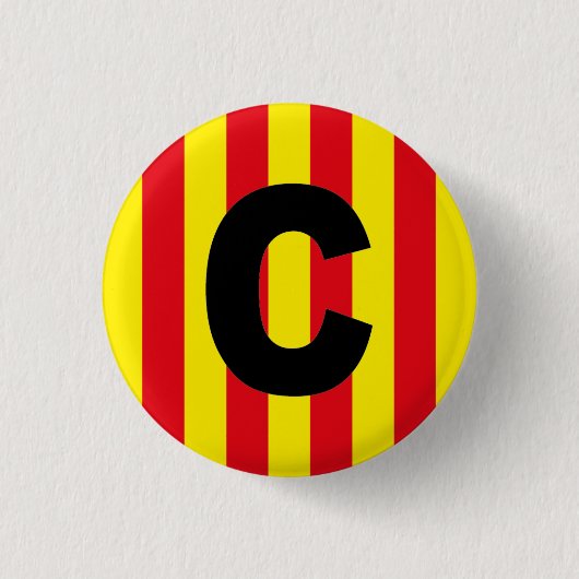 Catalan Catalogne Català Spanje Pin Button Badge (Voorkant)