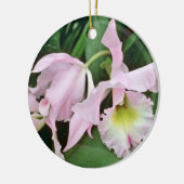Catalaya orchidebloemen keramisch ornament (Links)