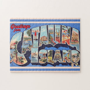 Catalina-eiland Begroeting 11x14 Legpuzzel