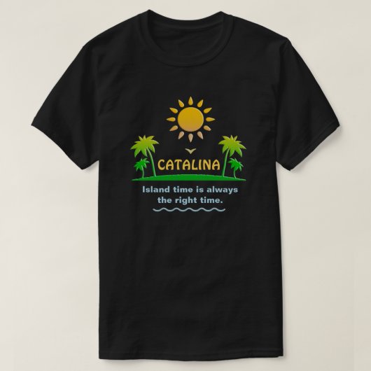 Catalina Island, CA T-shirt (Design voorkant)