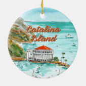 Catalina Island California Ornament (Achterkant)
