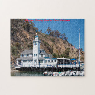 Catalina Island Californië. Kerstgroeten Legpuzzel