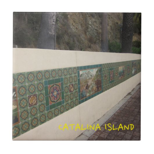 CATALINA ISLAND CERAMIC TILE CASINO STROLL TEGELTJE (Voorkant)