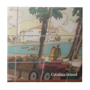 CATALINA ISLAND CERAMIC TILE CASINO STROLL TEGELTJE