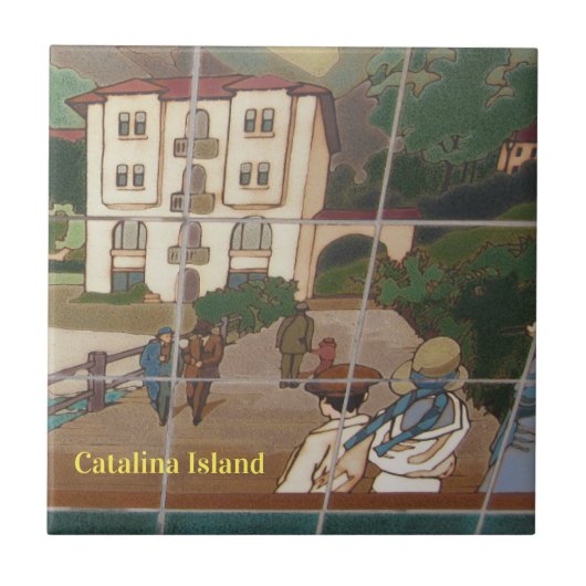 CATALINA ISLAND CERAMIC TILE CATALINA STROLL TEGELTJE (Voorkant)