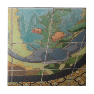 CATALINA ISLAND CERAMIC TILE CATALINA WATER RIDERS TEGELTJE