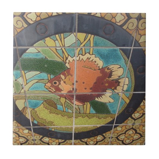 CATALINA ISLAND CERAMIC TILE SHORELINE ADVENTUUR TEGELTJE (Voorkant)
