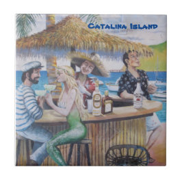CATALINA ISLAND CERAMIC TILE TEGELTJE