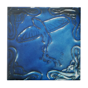 Catalina Island Flying Fish Tile BY J.Titchenal Tegeltje