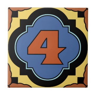 Catalina Island Number Adres Tegel 4 Tegeltje