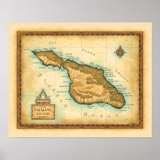 Catalina Island Poster (Voorkant)