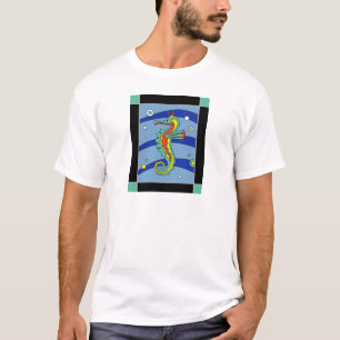Catalina Island Seahorse Tile T-Shirt