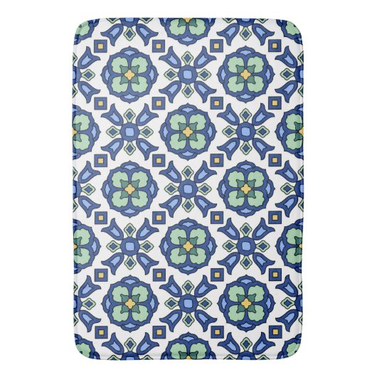 Catalina Island Tile Design Badmat (Voorkant Verticaal)