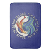 Catalina Island Tile Design Badmat (Voorkant Verticaal)