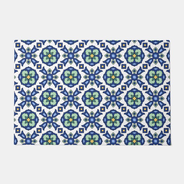Catalina Island Tile Door Mat (Voorkant)