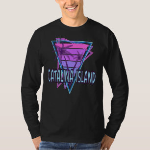 Catalina Island Vacation Vaporwave Aesthetics T-shirt
