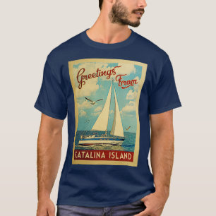 Catalina Island Vintage Travel T-shirt