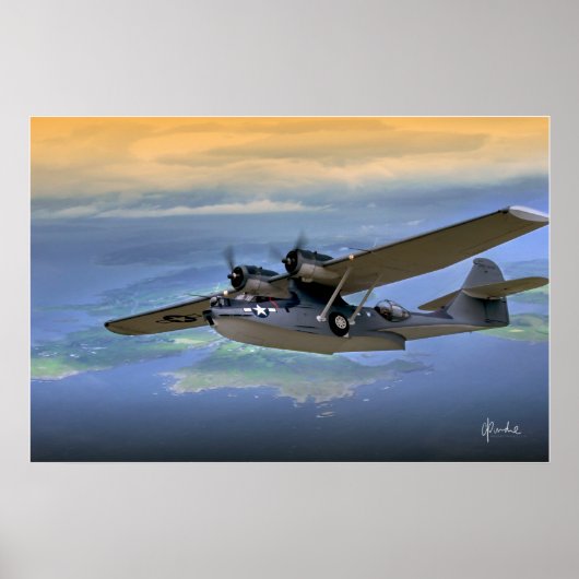 Catalina Over de eilanden Poster (Voorkant)