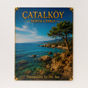 Catalkoy Noord-Cyprus Kust Natuurherinnering Legpuzzel