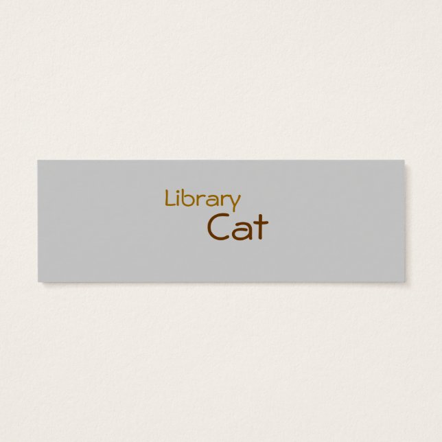 Catalogue (marque de livre) (Dos)