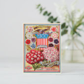 Catalogus  kousenbloem briefkaart (Staand voorkant)